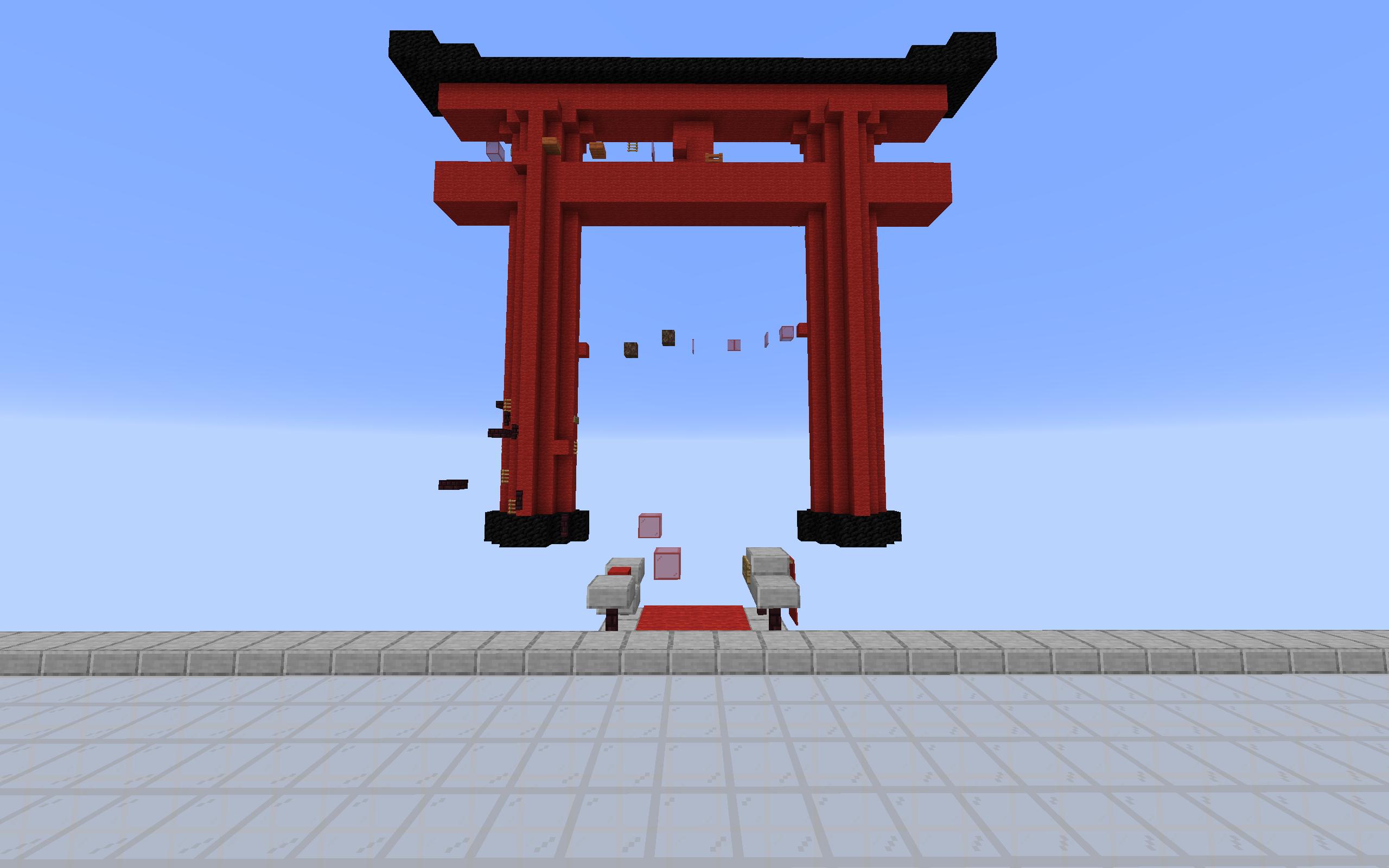 minecraft japanese gate